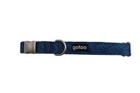 Gotoo- Collier Bleu Cachemire  pour Chien