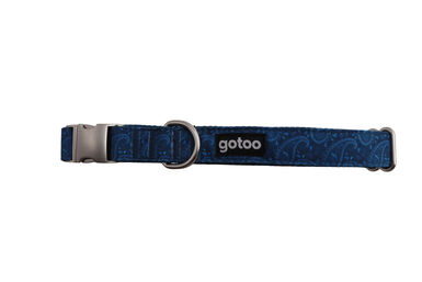Gotoo- Collier Bleu Cachemire  pour Chien
