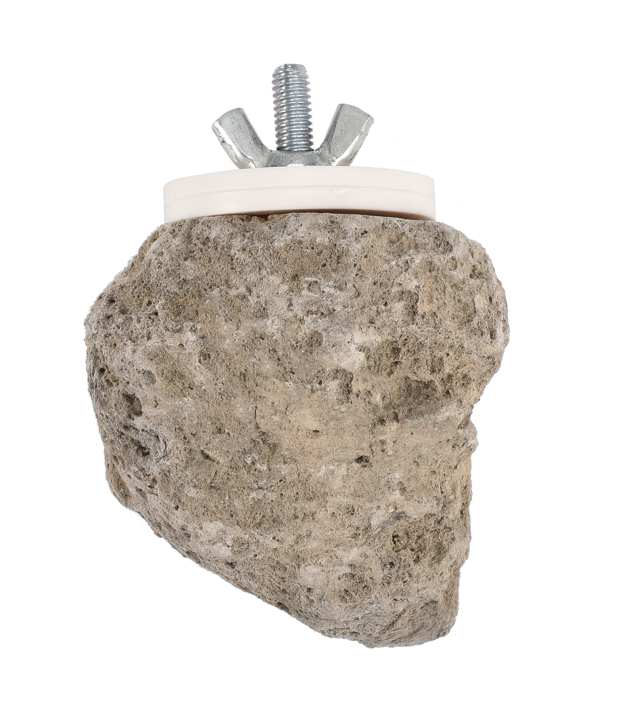 United Bird - JOUET PIERRE DE ROCHE A BARREAUX pour Oiseaux - 8x8cm Image num&eacute;ro 1