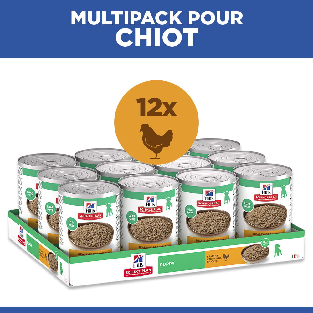 Hill's Science Plan - Puppy Boite Pour Chiot Poulet  - 370g Image num&eacute;ro 12