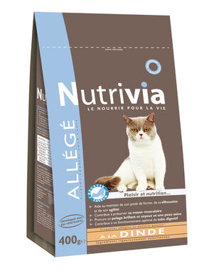 Nutrivia - Croquettes Allégées à la Dinde pour Chat