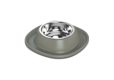 Animalis - Gamelle en Inox Soft Gris pour Chat