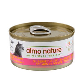 Almo Nature - P&acirc;t&eacute;e en Bo&icirc;te HFC Jelly Saumon et Poulet pour Chat - 70g
