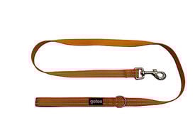 Gotoo - Laisse Essentials en Nylon Premium Orange pour Chien