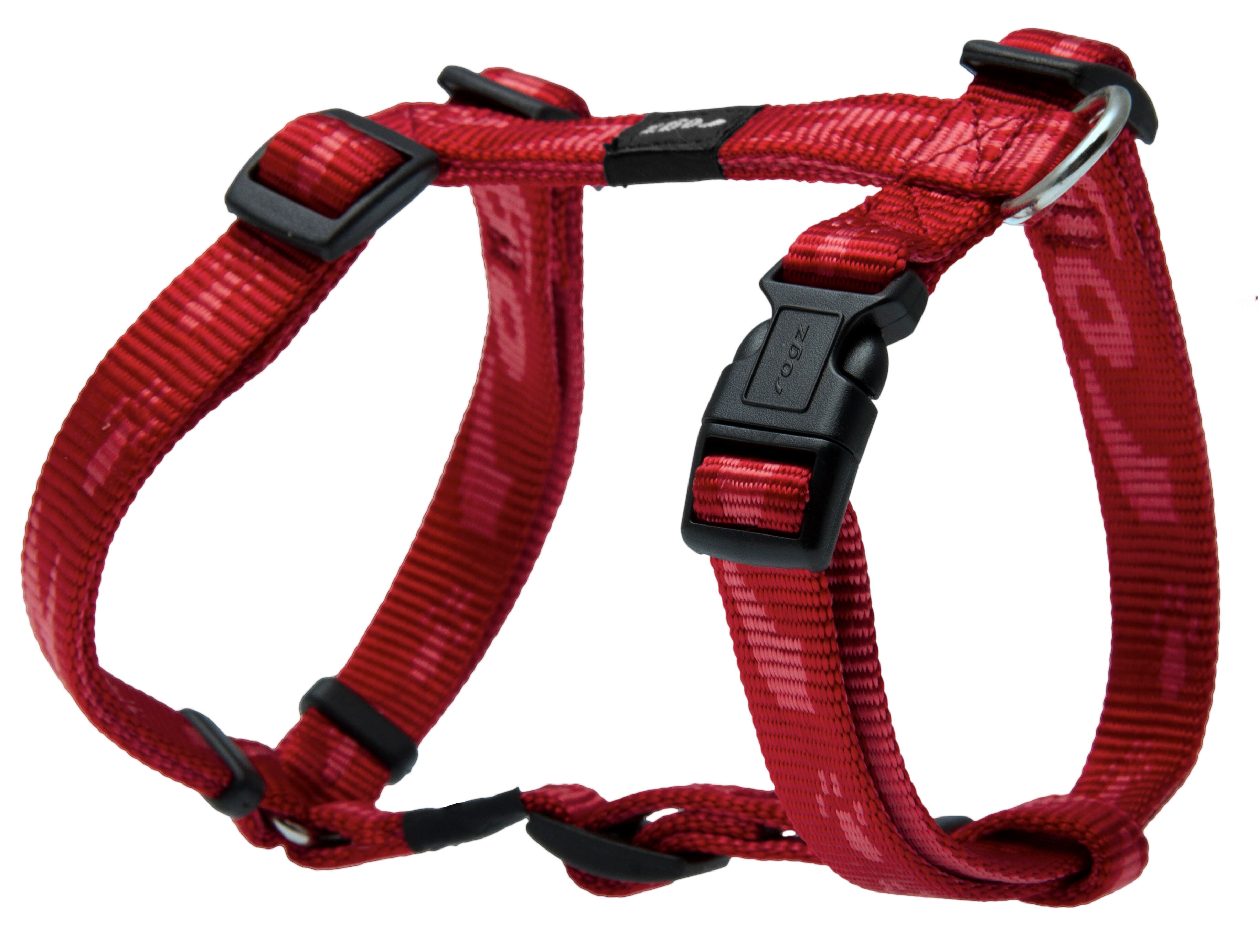 Rogz - Harnais En Nylon Rouge pour Chiens - M Image num&eacute;ro 1