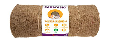 Paradisio - Tapis de Chanvre et Coton pour Rongeurs - M