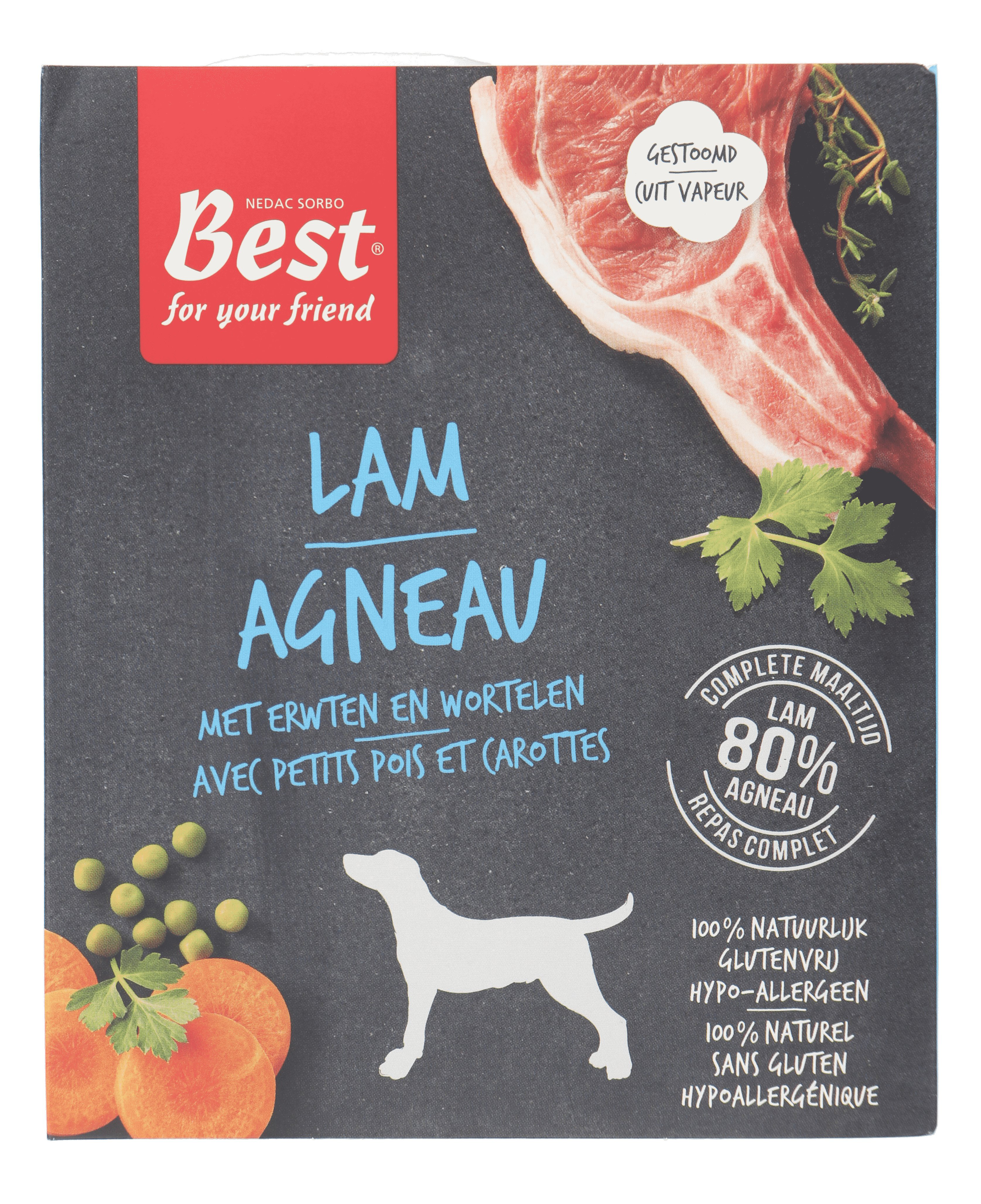 Best for your Friend - Repas &agrave; l'Agneau pour Chien - 395g Image num&eacute;ro 1