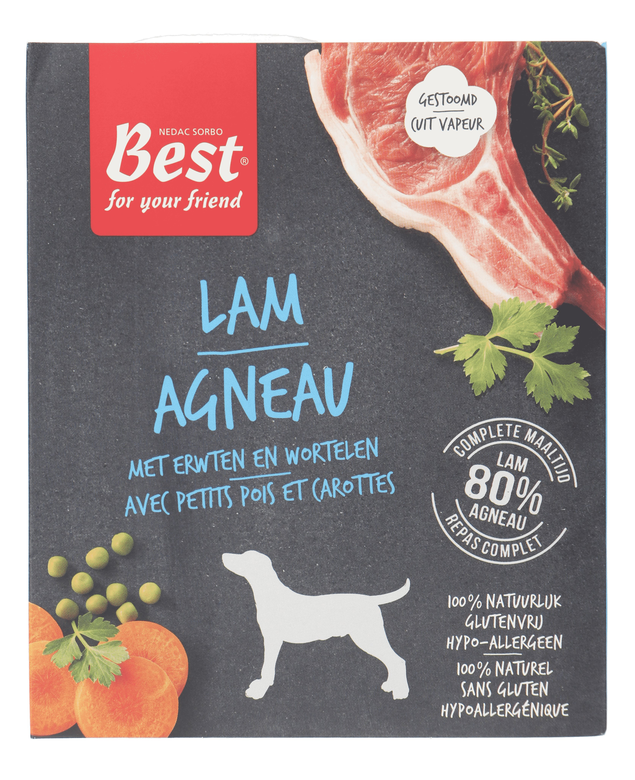 Best for your Friend - Repas à l'Agneau pour Chien - 395g Image numéro 1 Best for your Friend - Repas à l'Agneau pour Chien - 395g Image numéro 1