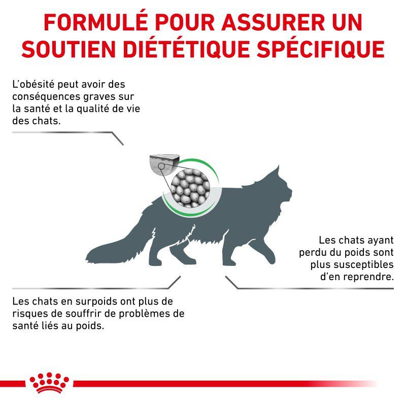 Royal Canin - Croquettes Veterinary Diet Satiety Weight Management pour Chat - 1,5Kg Image num&eacute;ro 3