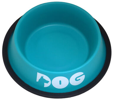 Croci - Bol Acier Paon Bleu pour Chiens