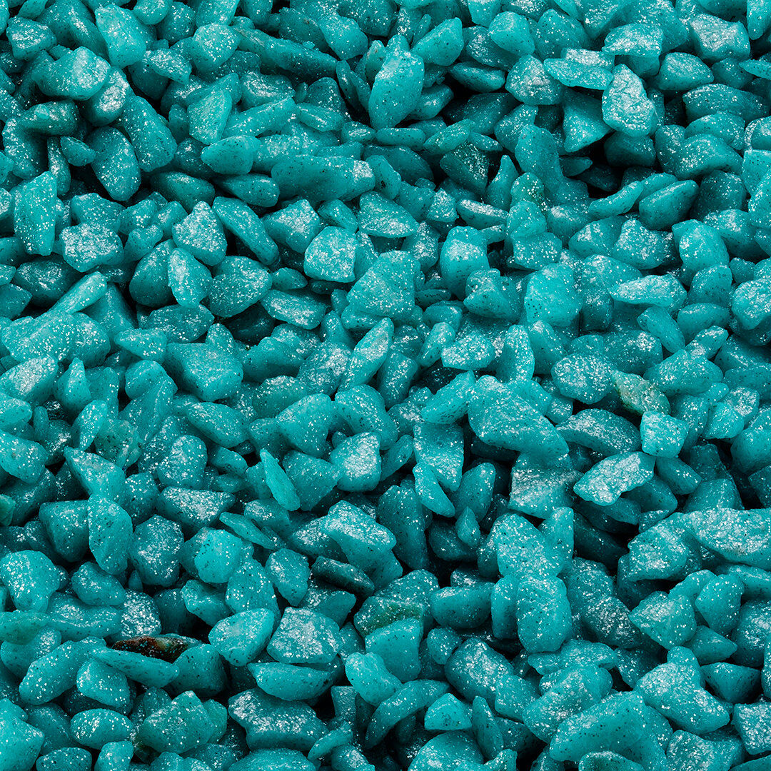 Aquadella - Graviers Glamour Stone Turquoise pour Aquarium - 2Kg Image num&eacute;ro 1