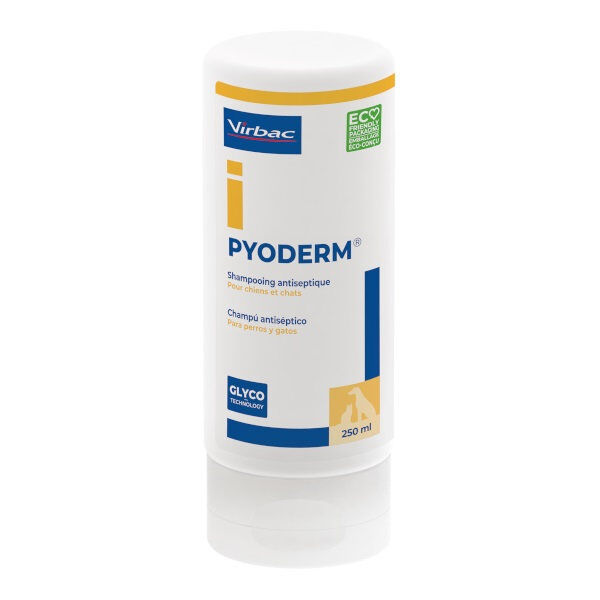 Virbac - Shampoing Pyoderm Antiseptique pour Chiens et Chats - 250ml Image num&eacute;ro 1
