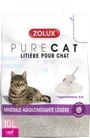 Zolux - Litière Purecat Agglomérante Légère - 10L
