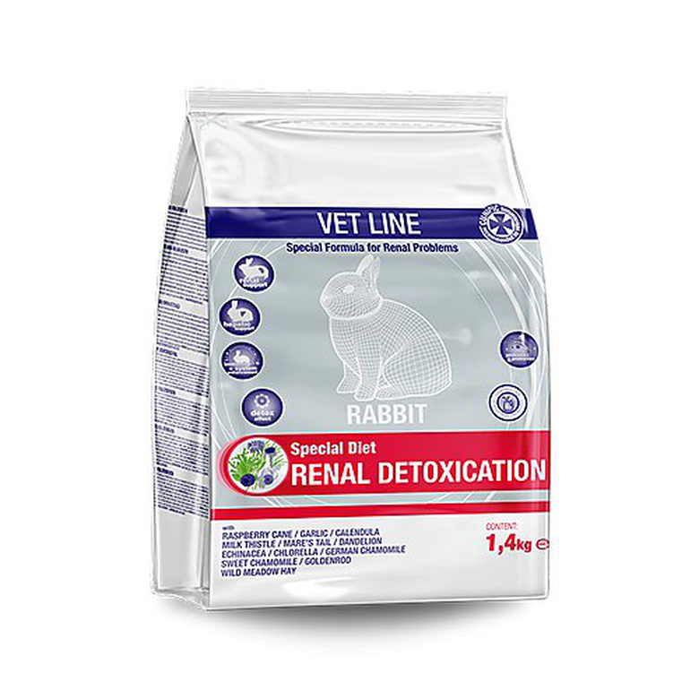 Cunipic - Aliment Vet Line Détoxication Rénale pour Lapins - 1.4 kg Image numéro 1 Cunipic - Aliment Vet Line Détoxication Rénale pour Lapins - 1.4 kg Image numéro 1