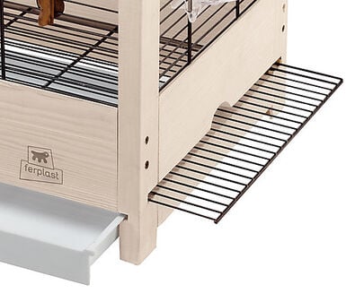 Ferplast - Cage Giulietta 5 pour Oiseaux Exotiques - Bois