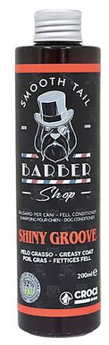 Croci - Shampoing BARBERSHOP Shiny Groove Poils Gras pour Chien - 200ml