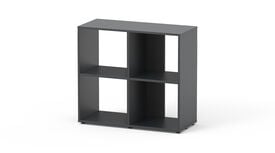 Aquatlantis - Meuble 80 Standard - Gris Anthracite