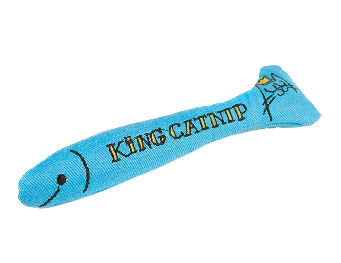 King Catnip - Jouet Sardine Bleu avec Herbe &agrave; Chat - 19,80cm Image num&eacute;ro 1