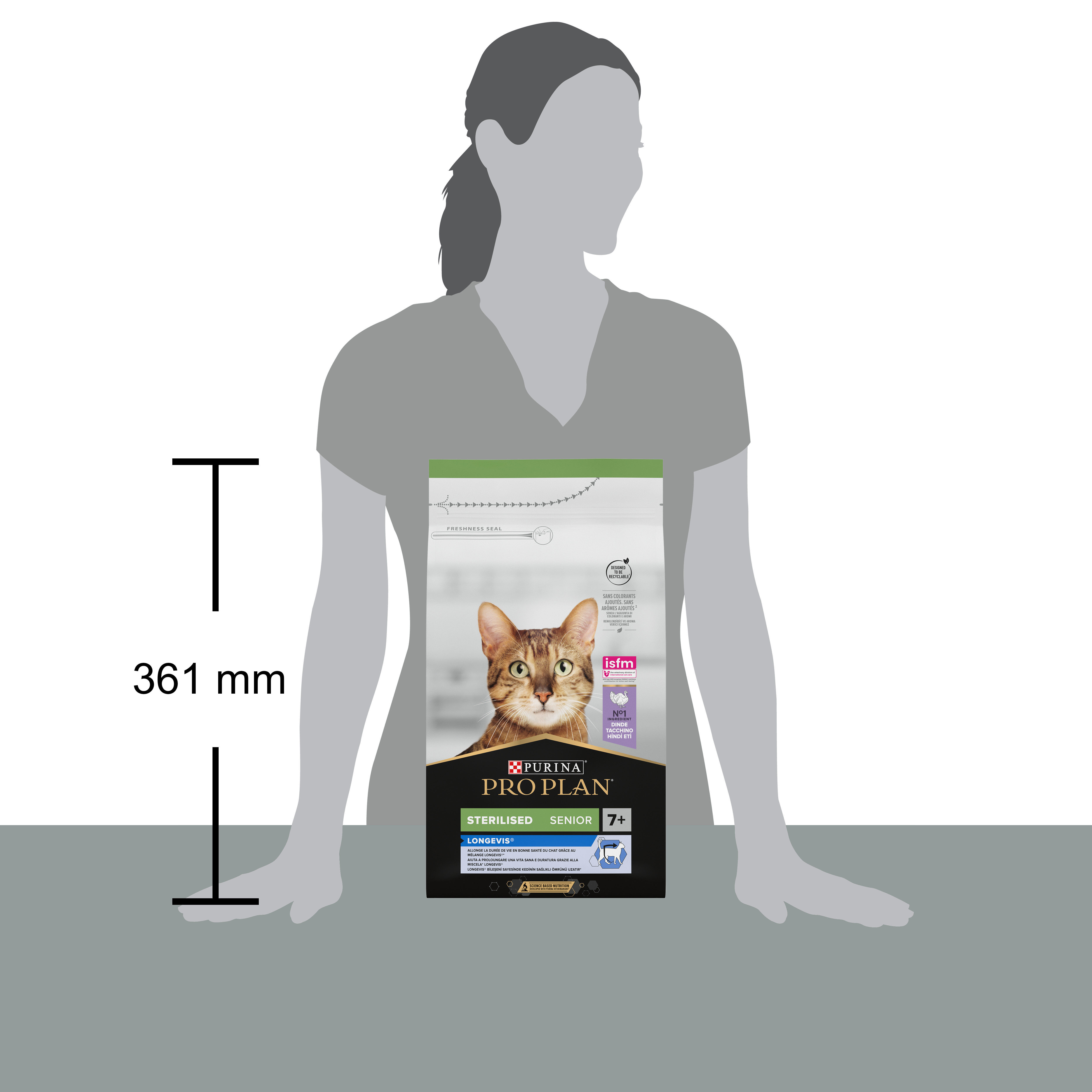 Pro Plan - Croquettes Adult 7+ au Poulet pour Chat Adulte St&eacute;rilis&eacute; - 1,5Kg Image num&eacute;ro 6