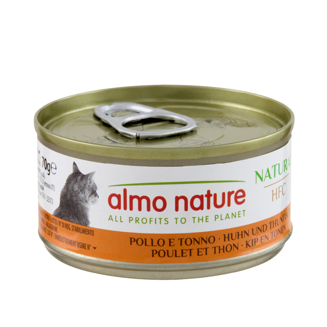 Almo Nature - P&acirc;t&eacute;e Hfc Natural Poulet Et Thon - 70g Image num&eacute;ro 1