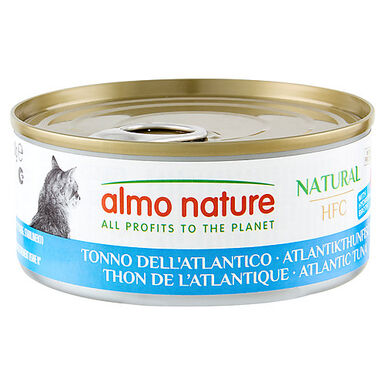 Almo Nature - Pâtée en Boîte HFC Natural Thon de l'Atlantique pour Chat
