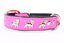 Yogipet - Collier Super Bouledogue Fran&ccedil;ais Cuir pour Chien Rose - T55 37/50cm Indicateur image num&eacute;ro 1