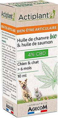 ActiPlant'3 - Huile de CBD 4% Bien-être Articulaire pour Chien - 10ml
