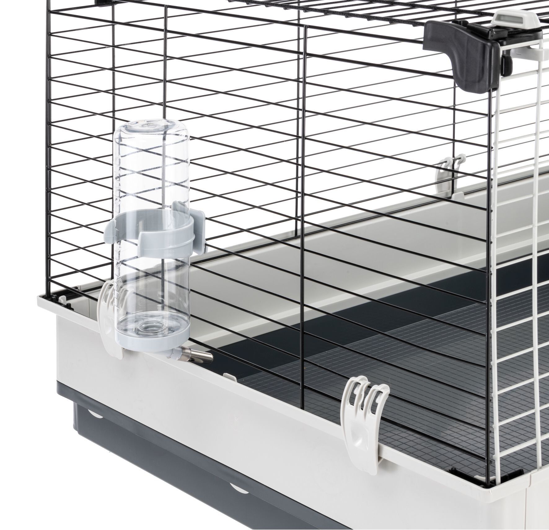 Ferplast - Cage Krolik XL pour Lapins et Cochon d Inde - Gris Image num&eacute;ro 4