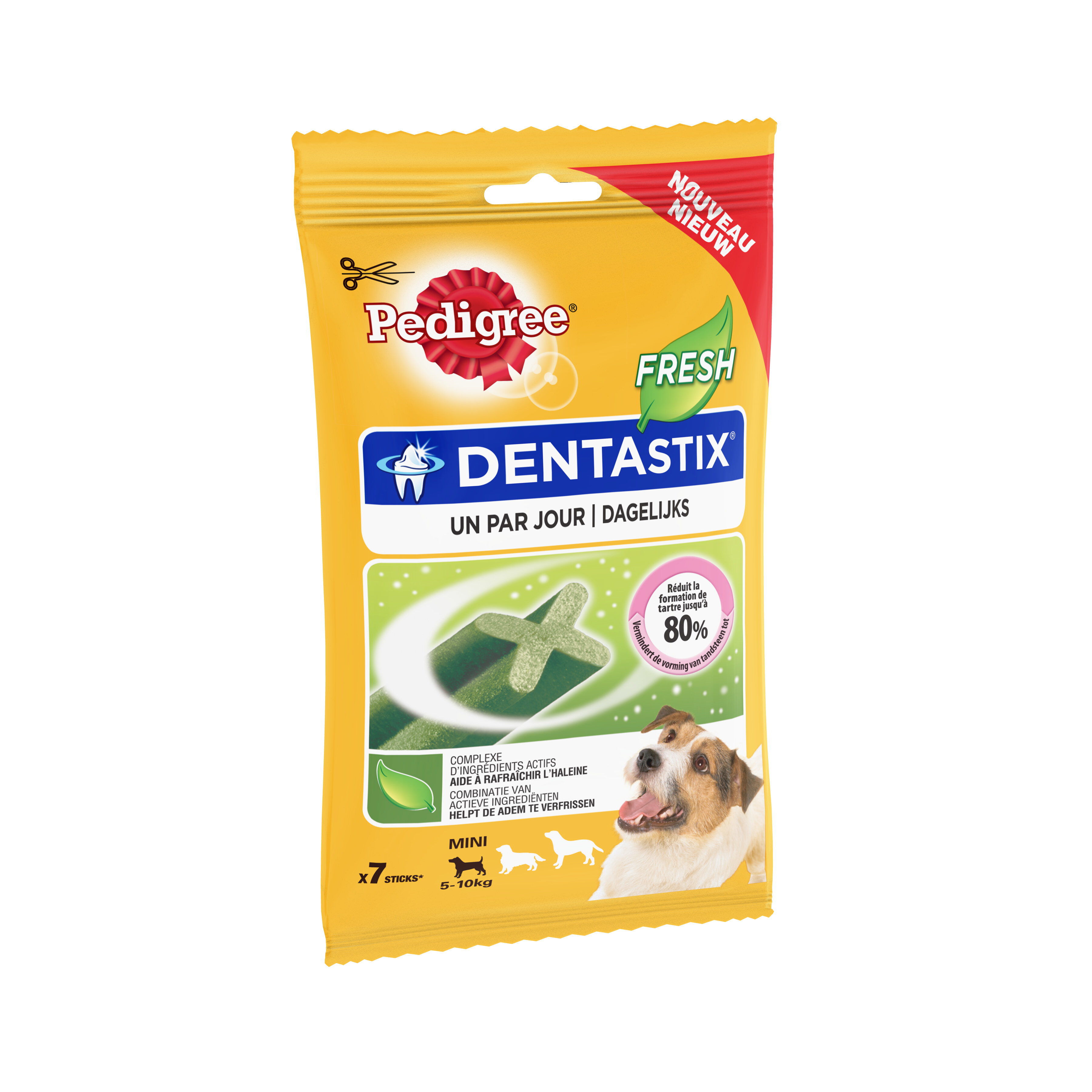 Pedigree - Friandises Dentastix Fresh pour Chien de Petite Taille - x7 Image num&eacute;ro 1