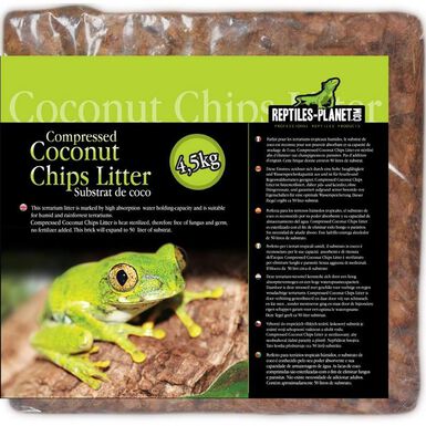 Reptiles Planet - Litière Coconut Chips Litter pour Reptiles - 4,5Kg/56L