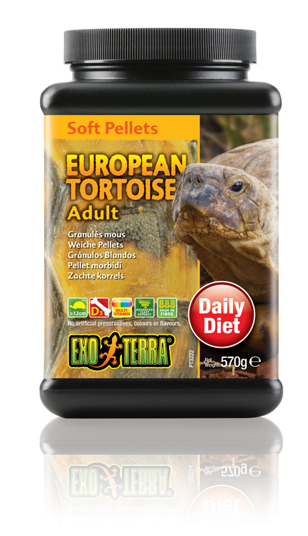 Exo Terra - Aliment Granulés European Tortoise Adulte - 570g image number null