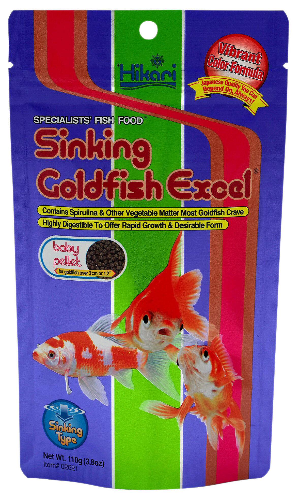 Hikari - Aliment Flottant Goldfish Excel Baby - 110g Image num&eacute;ro 2