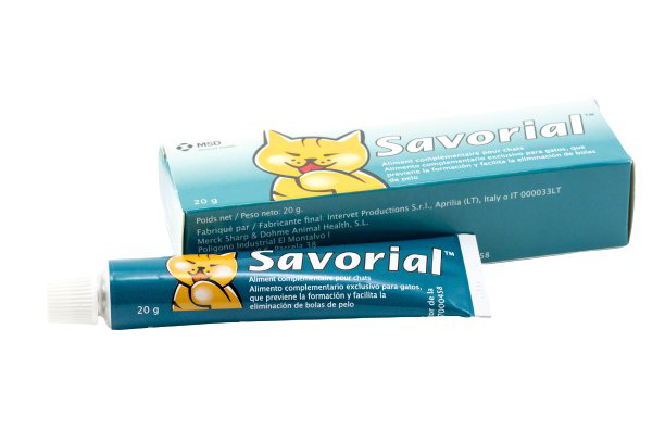 Savorial - P&acirc;te Troubles Digestifs et Boules de Poils pour Chats - 20g Image num&eacute;ro 1