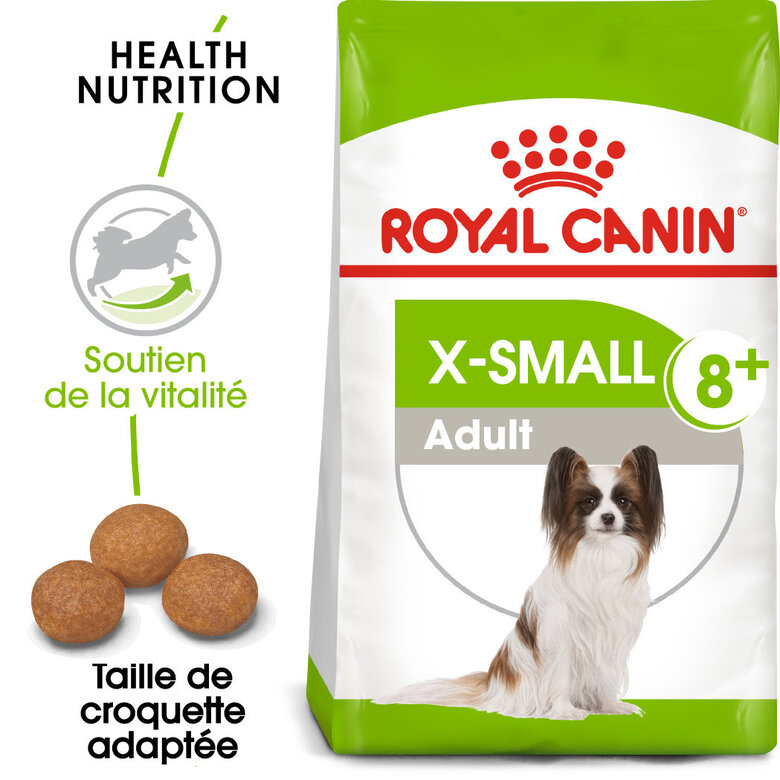 Royal Canin - Croquettes X-SMALL ADULT 8+ pour chiens - 1,5KG image number null