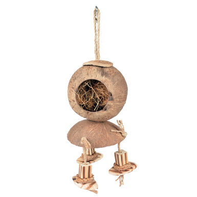 Duvoplus - Maison Coconut Jungle avec blocs en bois - 34x12x12cm