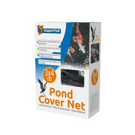 Superfish - Filet de Protection 3x4m +10 Piquets pour Bassin
