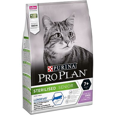 Pro Plan - Croquettes Adult 7+ pour Chat Adulte Stérilisé - 3Kg