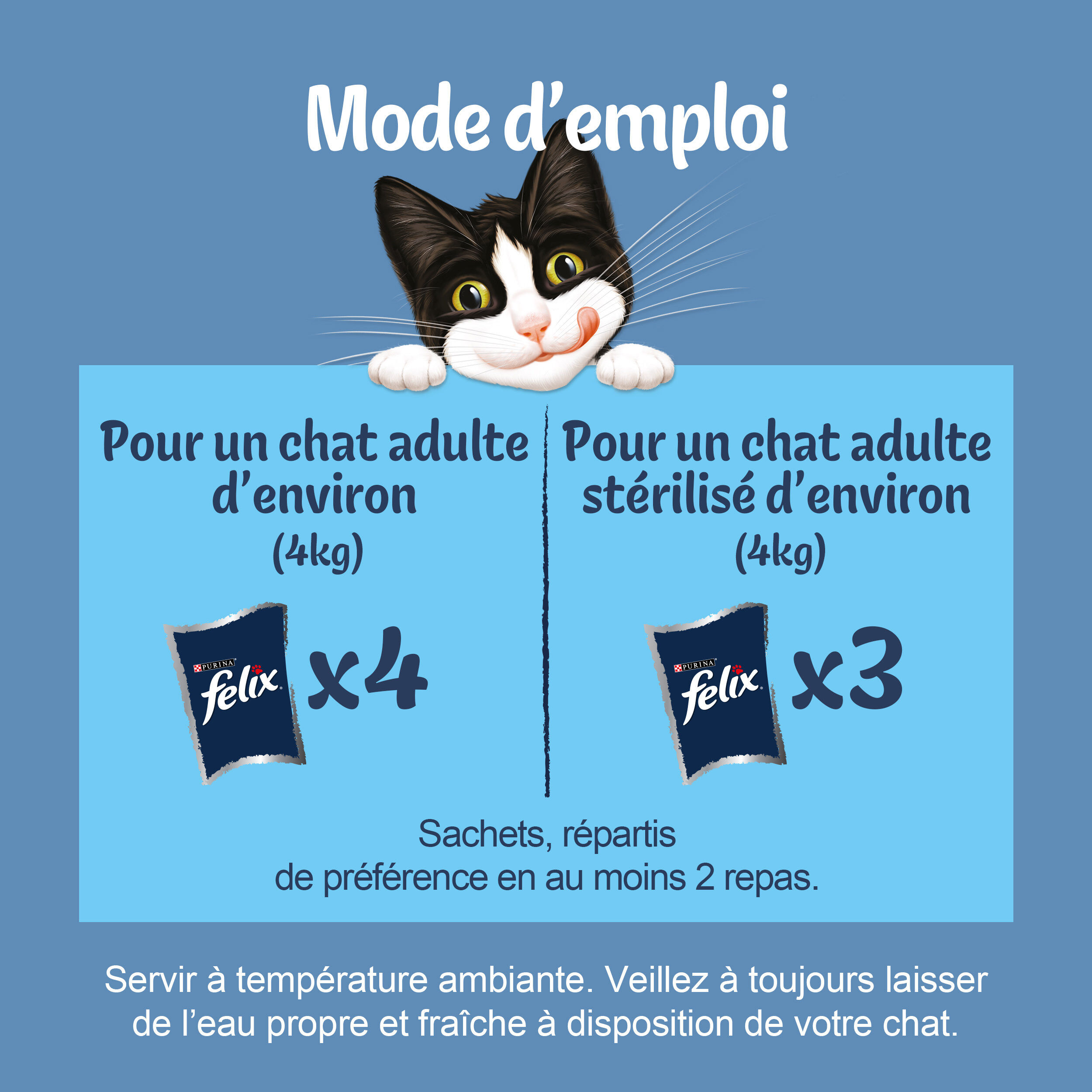 FELIX - Sachets Fra&icirc;cheur Eminc&eacute;s en Gel&eacute;e Selection Mixte pour chats adultes - 12x85g Image num&eacute;ro 5