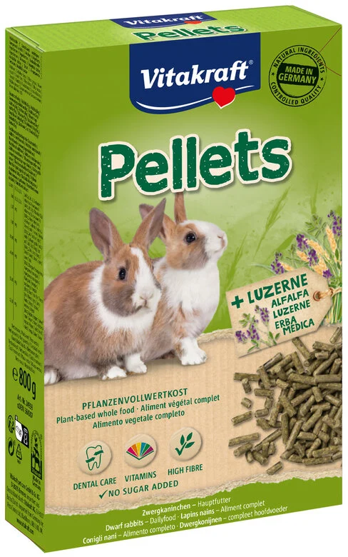 Vitakraft - Menu Complet Granulés pour Lapins Nains - 800g Image numéro 1 Vitakraft - Menu Complet Granulés pour Lapins Nains - 800g Image numéro 1