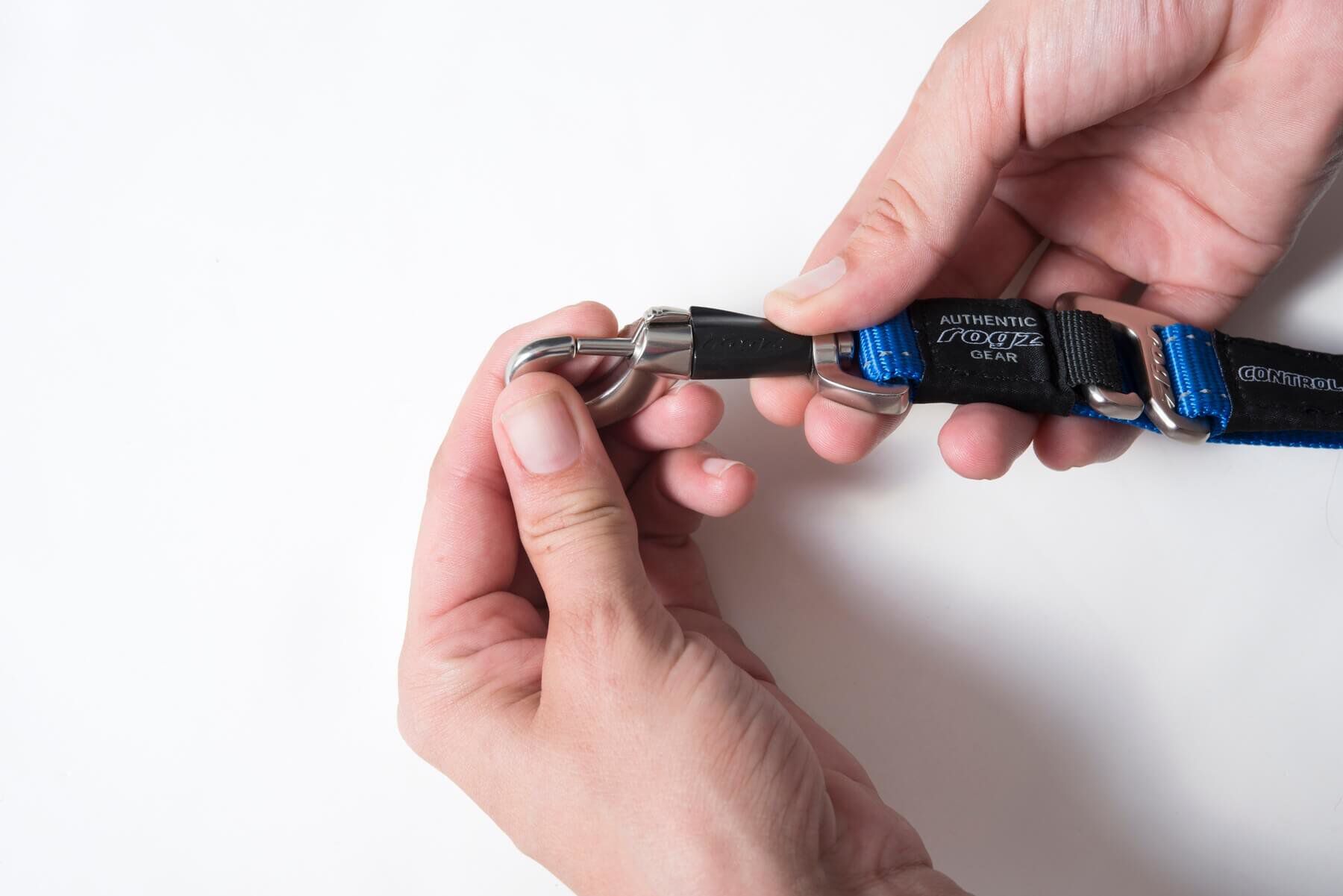 Rogz - Laisse Control Lead Anti-choc pour Chien - Noir Image num&eacute;ro 2