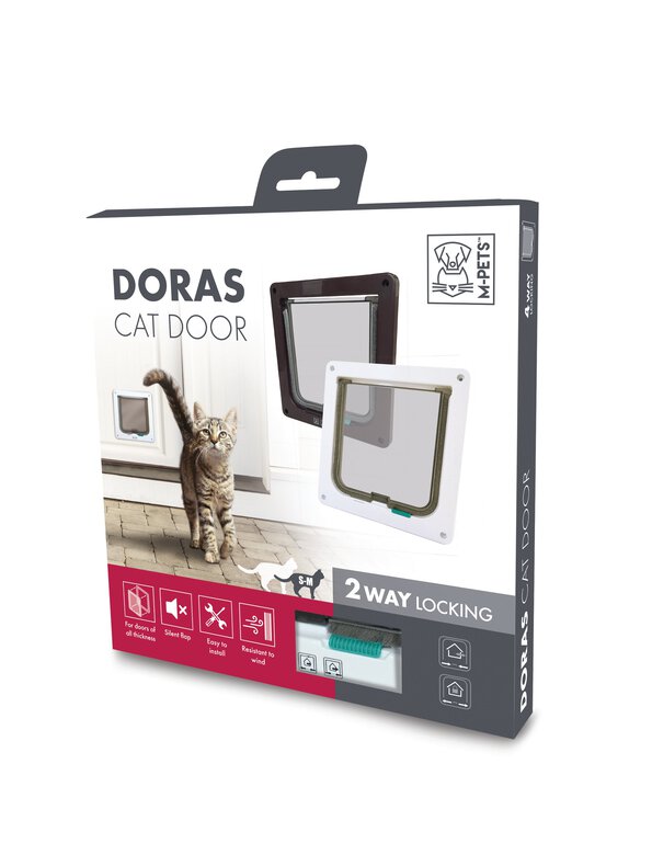 M-Pets - Chatière Doras 2 voies - 19,7 x 19cm Image numéro 1 M-Pets - Chatière Doras 2 voies - 19,7 x 19cm Image numéro 1