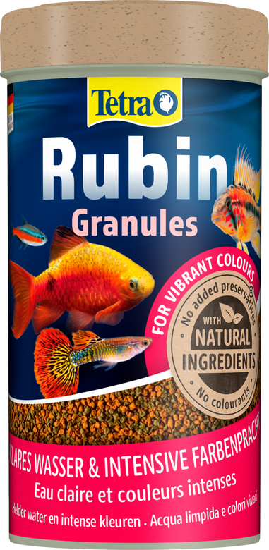 Tetra - Aliment TetraRubin Granulés pour Poissons d'Ornement - 250ml Image numéro 1 Tetra - Aliment TetraRubin Granulés pour Poissons d'Ornement - 250ml Image numéro 1