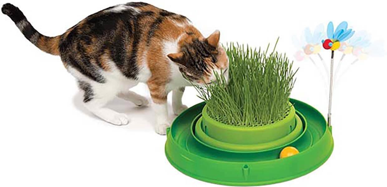 Catit - Jouet Play Circuit 3 En 1 pour Chats - Vert Image num&eacute;ro 2