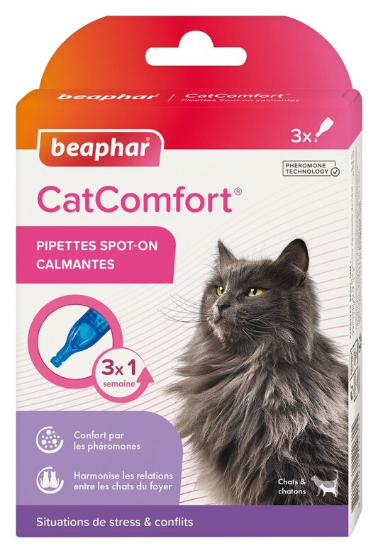 Beaphar - Pipettes Catcomfort Calmantes pour Chat - x3 Image numéro 1 Beaphar - Pipettes Catcomfort Calmantes pour Chat - x3 Image numéro 1