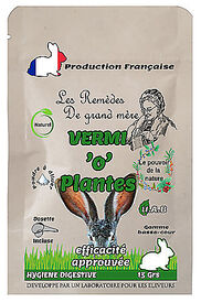 Animalgeo - Sachet Vermifuge Naturel Vermi 'O' Plantes pour Oiseaux - 15g