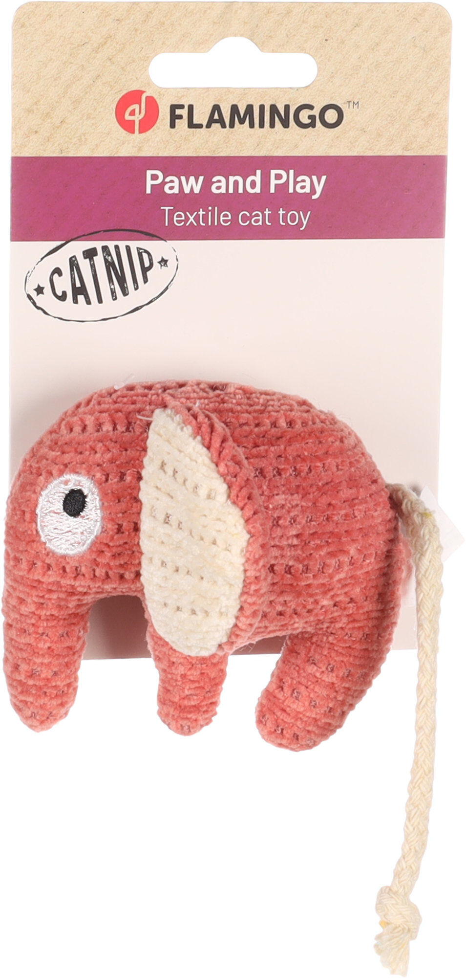 Flamingo - Jouet Blaro &Eacute;l&eacute;phant pour Chats - 8,5cm Image num&eacute;ro 1