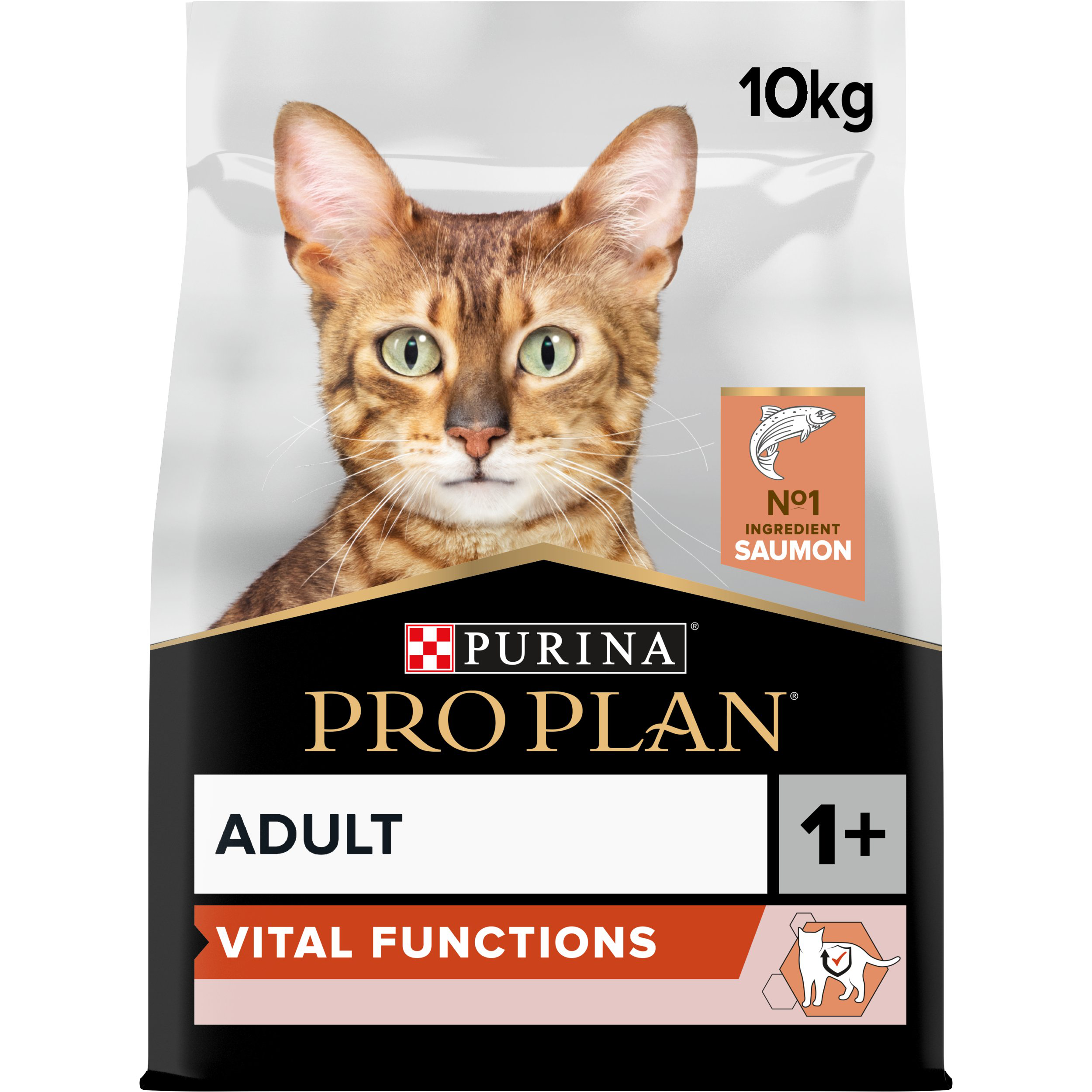 Pro Plan - Croquettes Adult au Saumon pour Chat Adulte - 10Kg Image num&eacute;ro 4