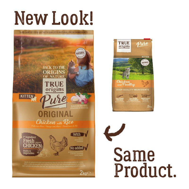 True Origins Pure - Croquettes au Poulet pour Chaton - 2kg Image num&eacute;ro 1