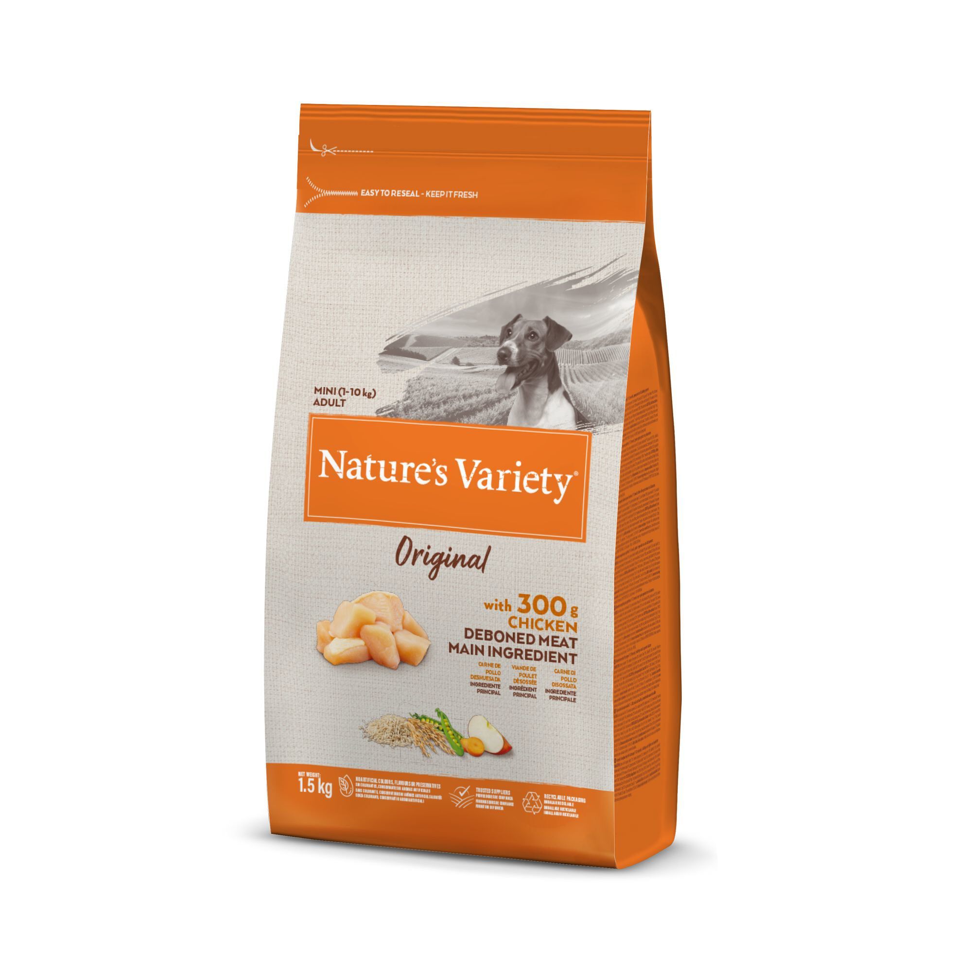 Nature's Variety - Croquettes Original Mini Adulte au Poulet pour Chien - 1,5Kg Image num&eacute;ro 1