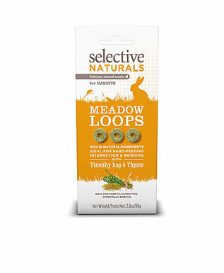 Supreme Science - Selective Naturals Meadow Loops pour Rongeurs - 80g